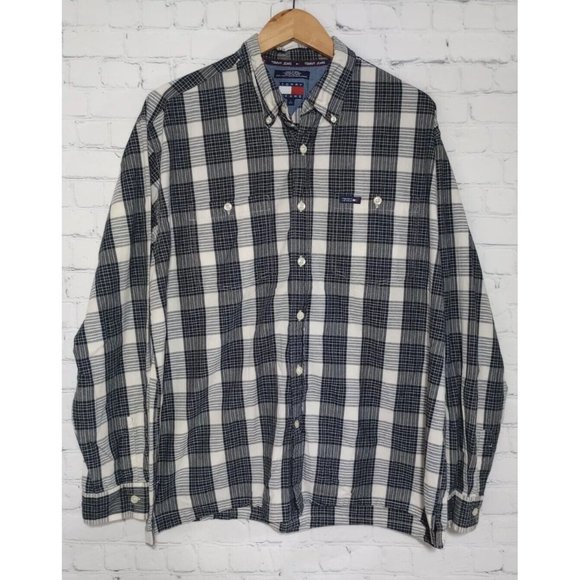 Tommy Hilfiger Shirts Tommy Hilfiger Mens Plaid Shirt Size Large